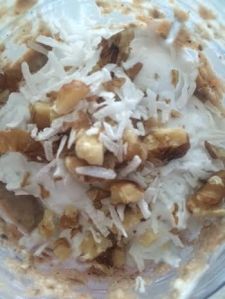 overnight oats coconut cream